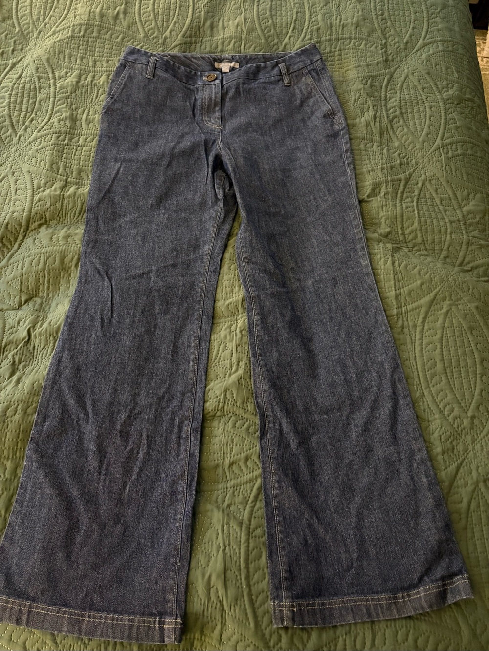 Ann Taylor Dark Blue Flare Jeans